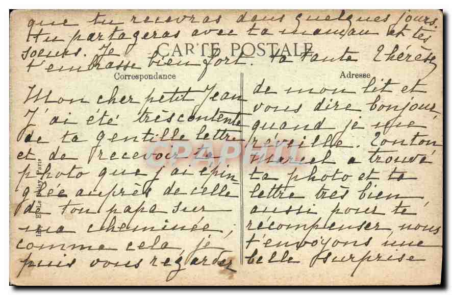 CPA Saint Pol de Leon la fontaine de la Gloire  — Rückseite