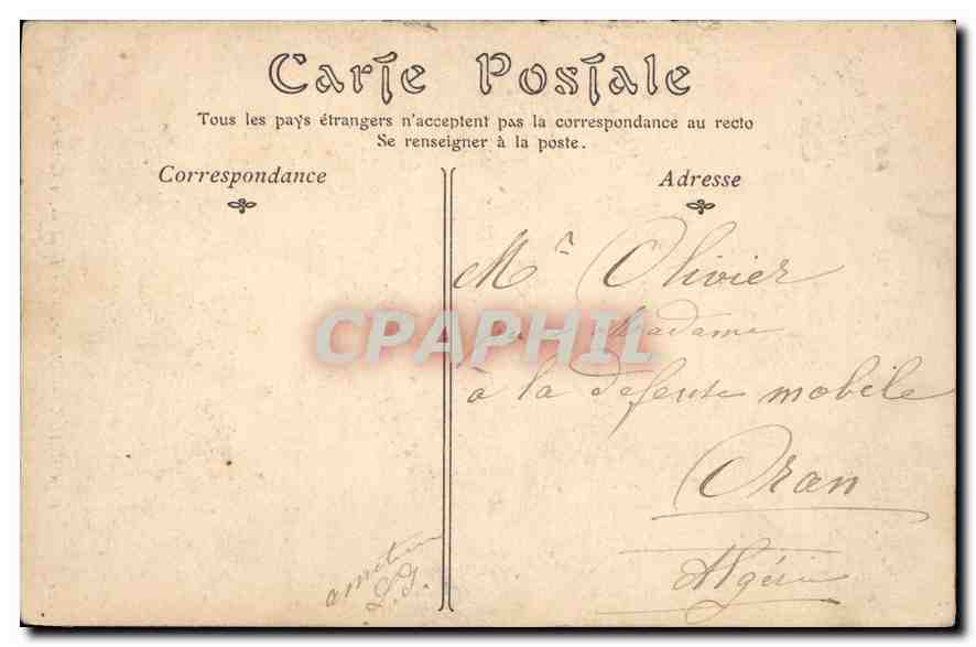 CPA Bordeaux Portail Meridional de la cathedrale  — Verso