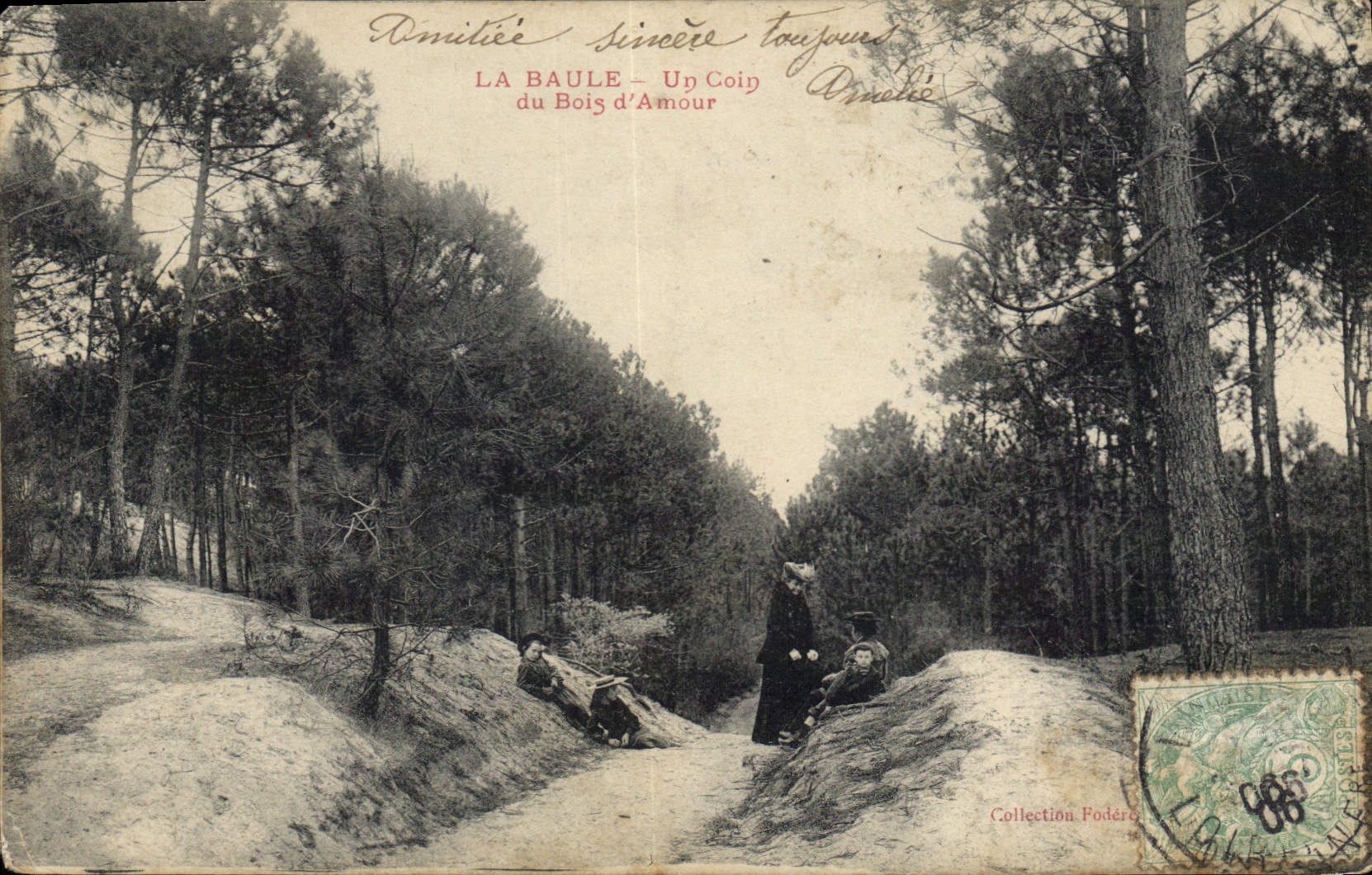 CPA La Baule Un Coin du Bois d'Amour 