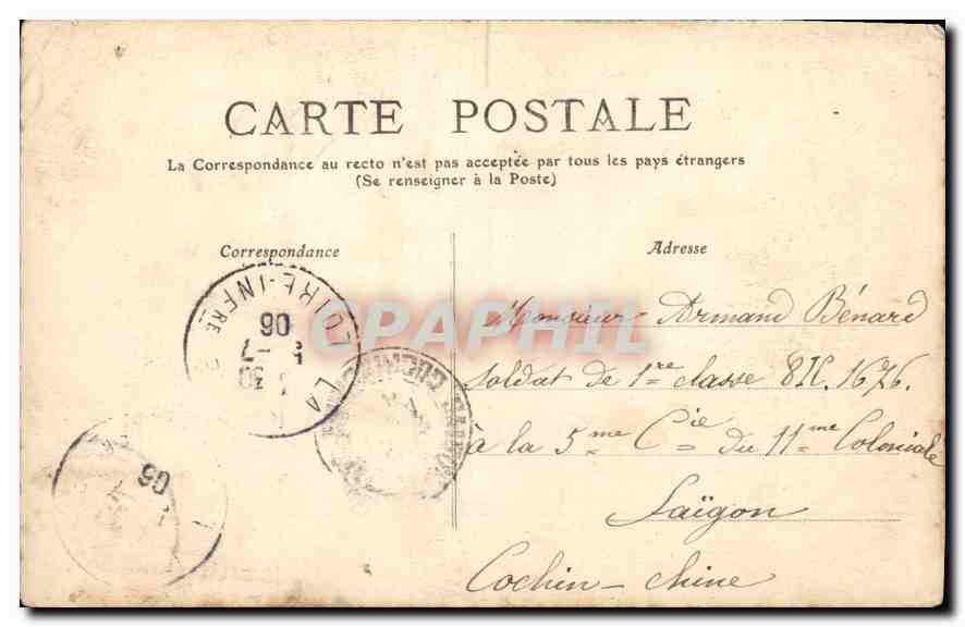 CPA La Baule Un Coin du Bois d'Amour  — Back