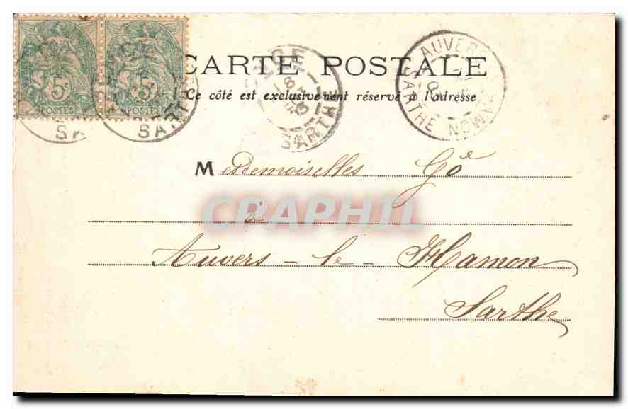 CPA Ponce Anciennes Peintures de l'Eglise  — Rückseite