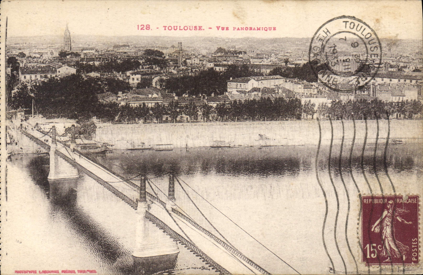 Toulouse - Panoramablick — Verlag Labeuche, Nr. 128