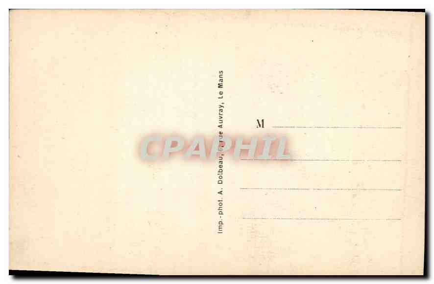 CPA Le Mans Notre Dame de la Couture Ancienne eglise Abbatiale XI XIV siecle  — Verso