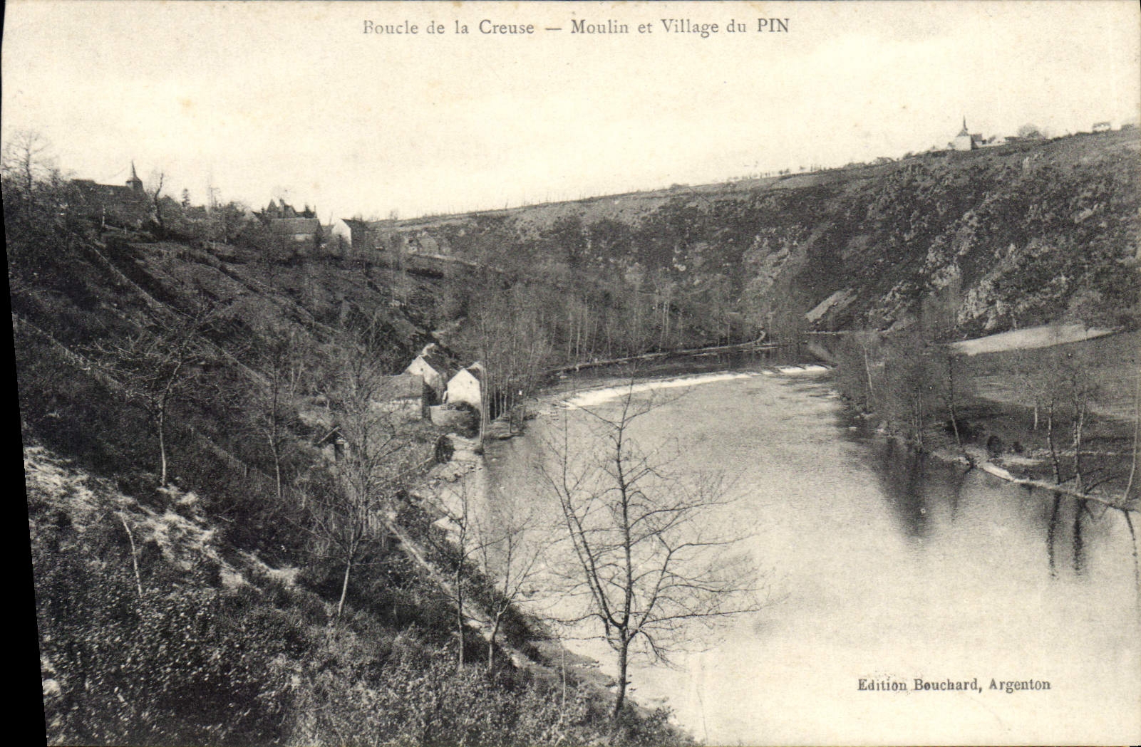 CPA Boucle de la Creuse Moulin et village du Pin 