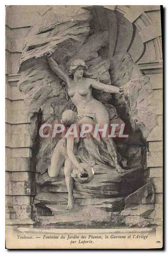 Toulouse — Fontaine du Jardin des Plantes, la Garonne et l'Ariège par Laporte
