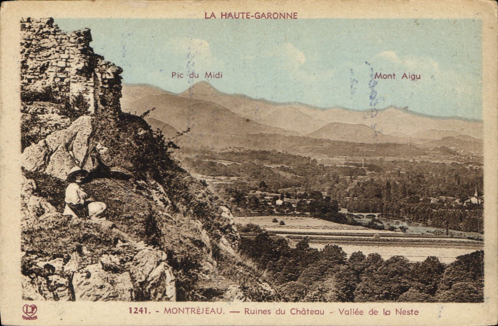 Montréjeau — Ruinen des Schlosses — Tal der Neste — Haute-Garonne