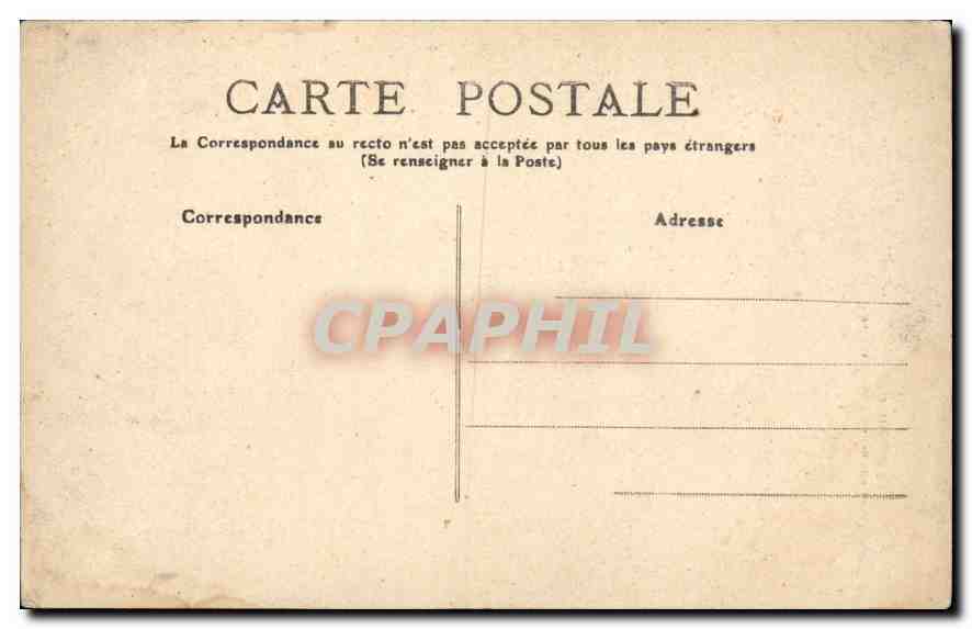 CPA Toulouse Monument d'Armand Sylvestre  — Verso