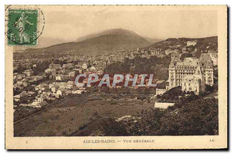 CPA Aix les Bains vue generale 