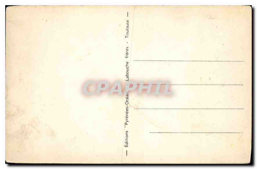 St-GAUDENS - Avenue de la Gare et nouvelle route — La Haute-Garonne — Éditions Labouche frères — Rückseite