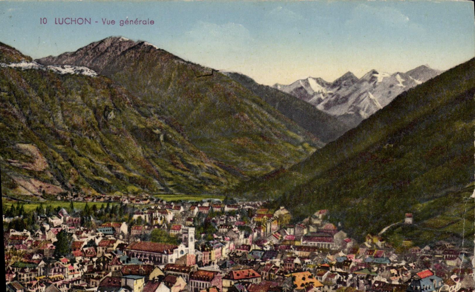 CPA Luchon vue generale 