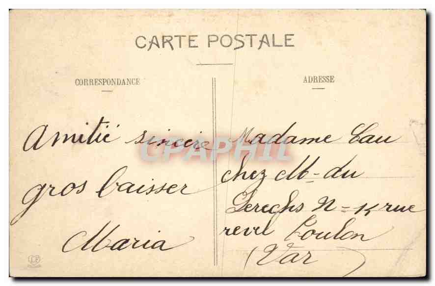 CPA Toulouse entre de la prefecture et port de la cathedrale St Etienne — Verso