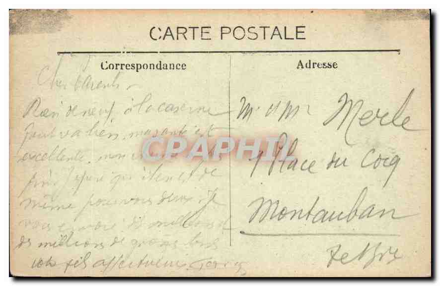 Toulouse - La Grande Allée — éditeur L.M., n° 129 — Rückseite