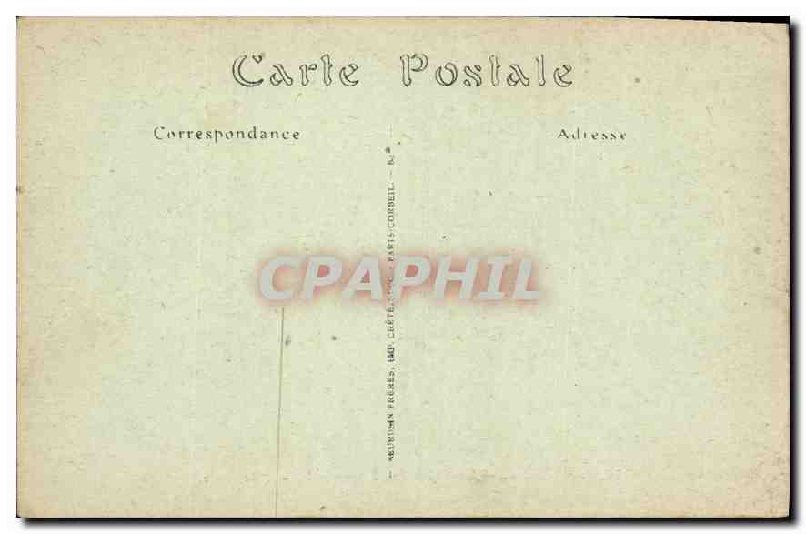 CPA La Rochelle la salle des fetes de l'hotel de ville  — Rückseite