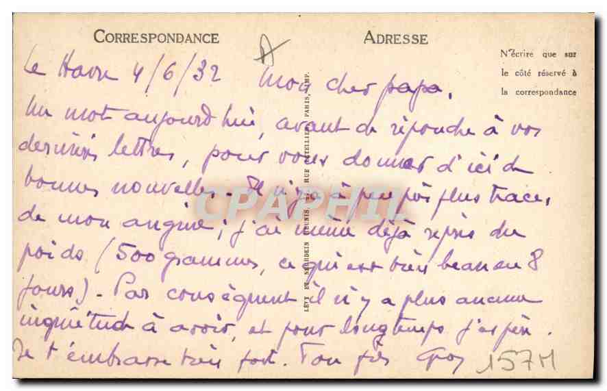 CPA Dijon Escalier de la tour de Bar  — Rückseite