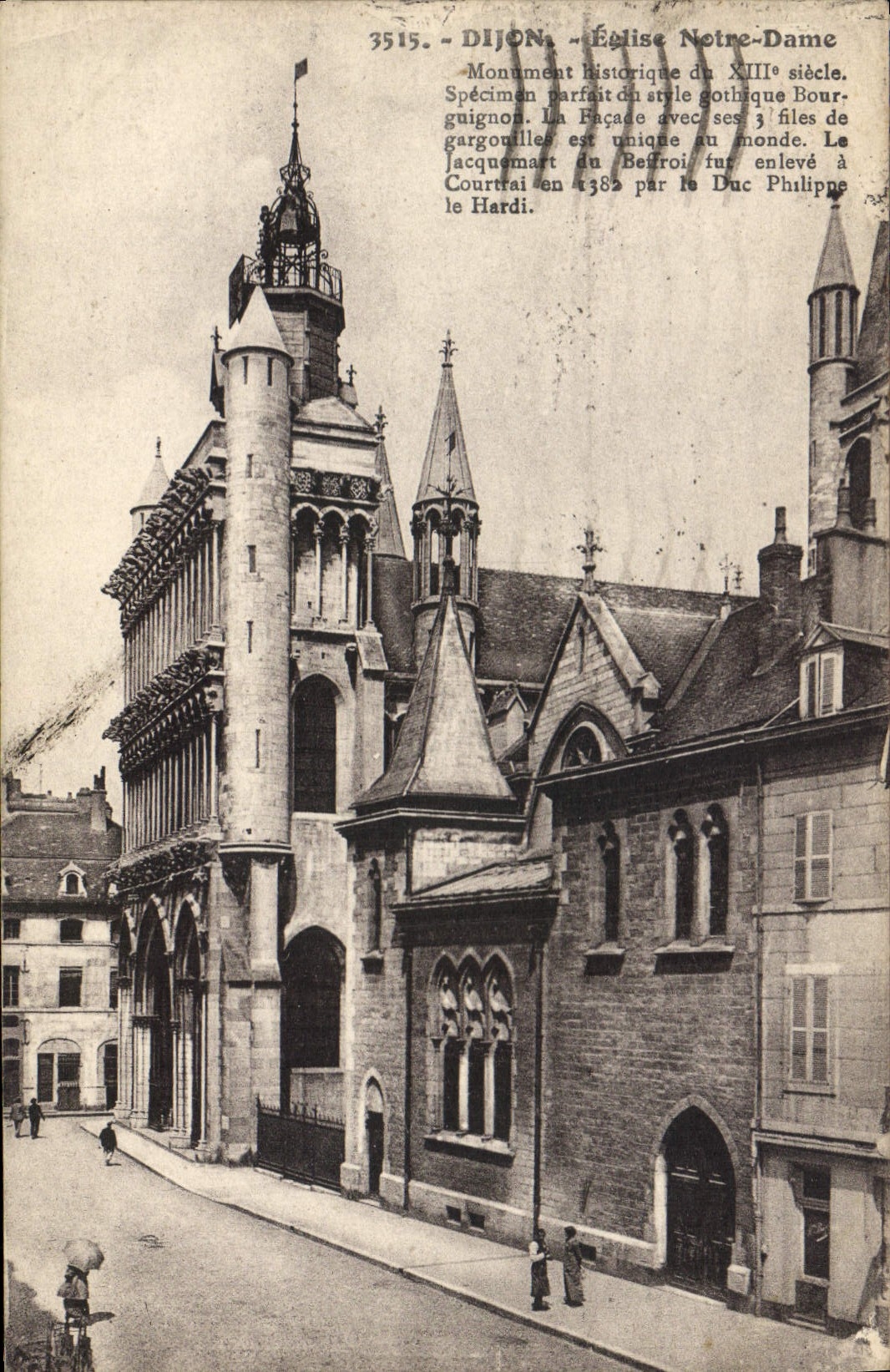 CPA Dijon eglise Notre Dame monument historique du XIII siecle 