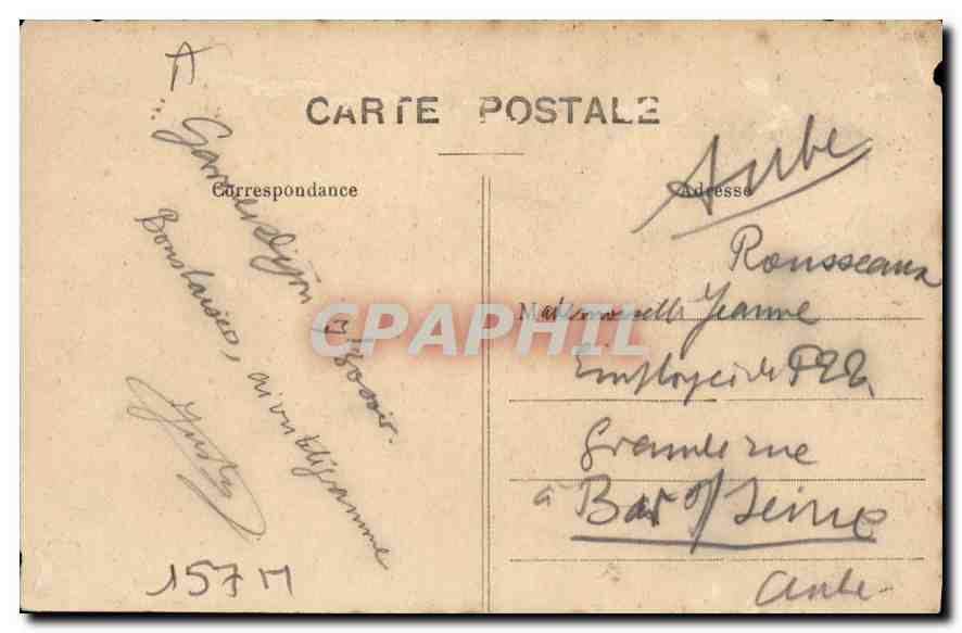CPA Dijon place Darcy et hotel de la Cloche  — Verso