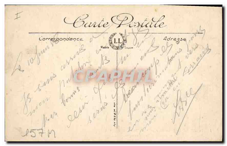 CPA Dijon Le Jacquemart de Notre Dame et Abside de Sainte Benigne  — Rückseite