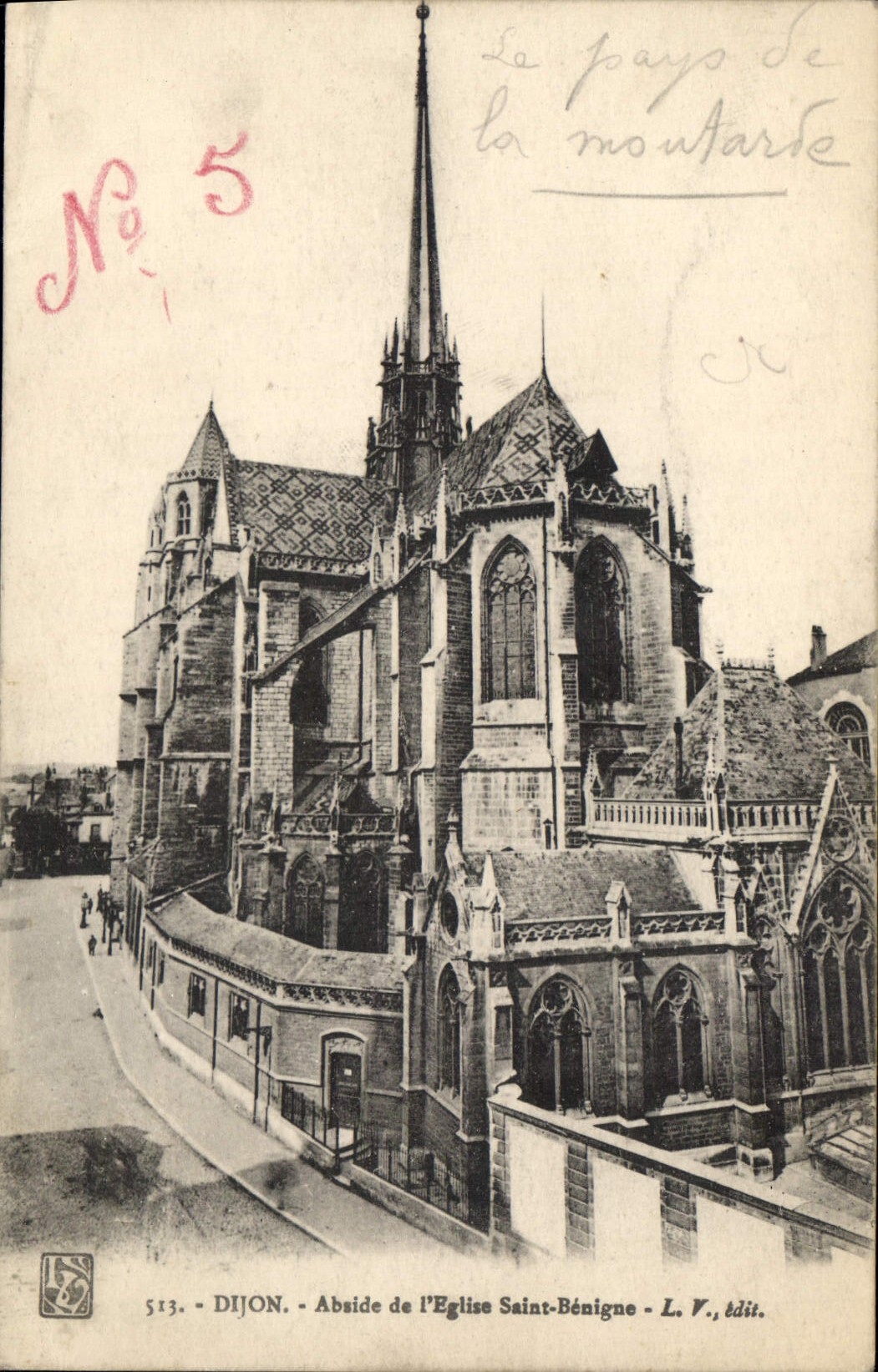 CPA Dijon Anside de l'Eglise Saint Benigne 