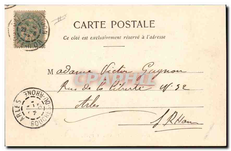 CPA Dijon Hotel de Ville  — Rückseite