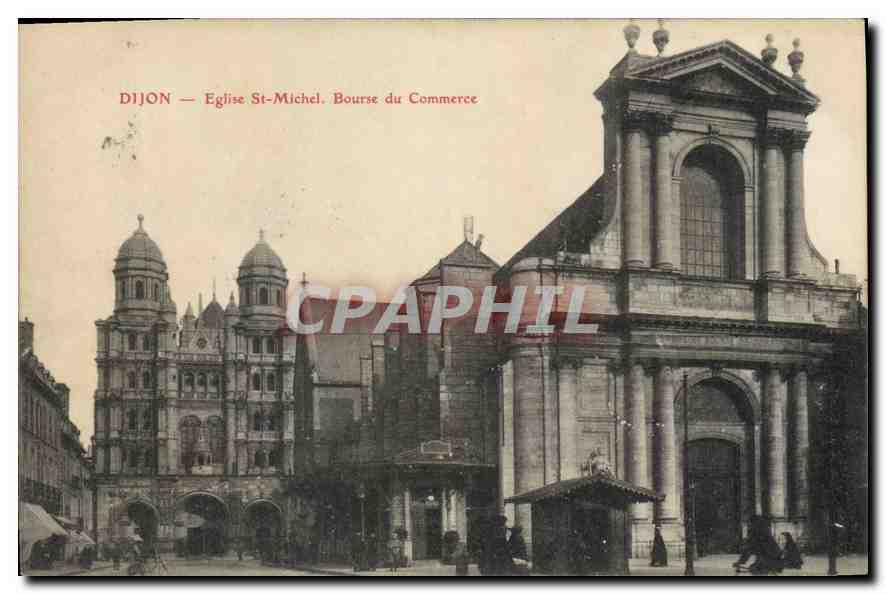 CPA Dijon Eglise Notre Dame Bourse du Commerce 