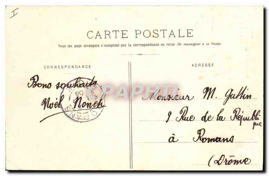 CPA Dijon Jacquemart Horloge de l'Eglise Notre Dame  — Rückseite