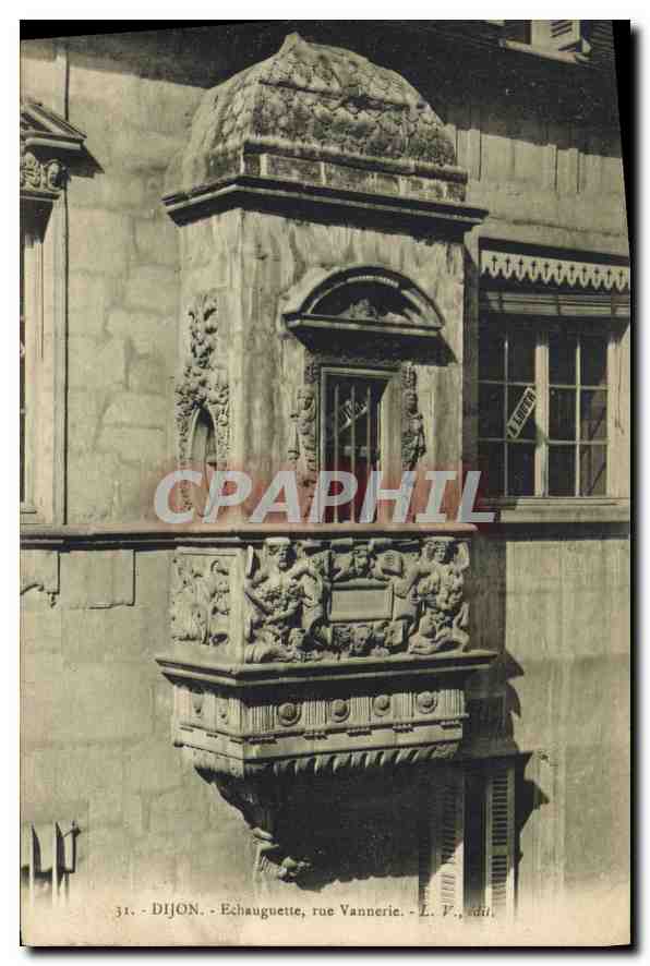 CPA Dijon Echauguette rue Vannerie 