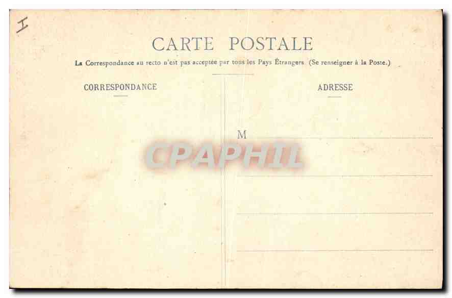 CPA Dijon Echauguette rue Vannerie  — Rückseite