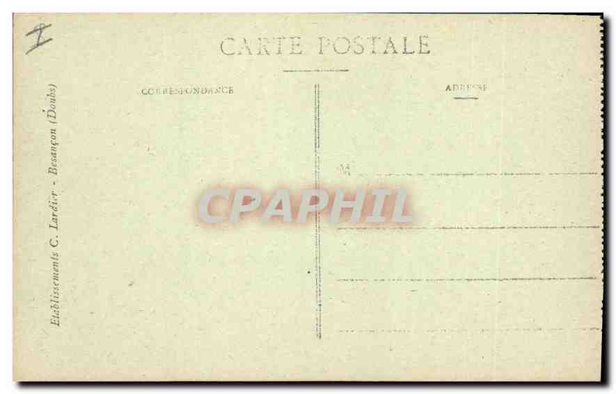 CPA Dijon Porte Guillaume  — Verso