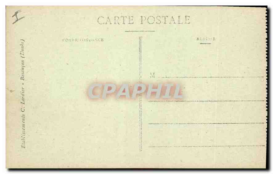 CPA Dijon Allees du Parc  — Rückseite