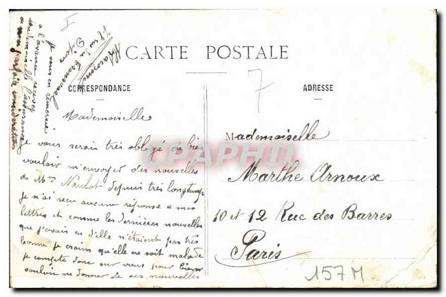 CPA Dijon Jardin de l'Arquebuse  — Rückseite