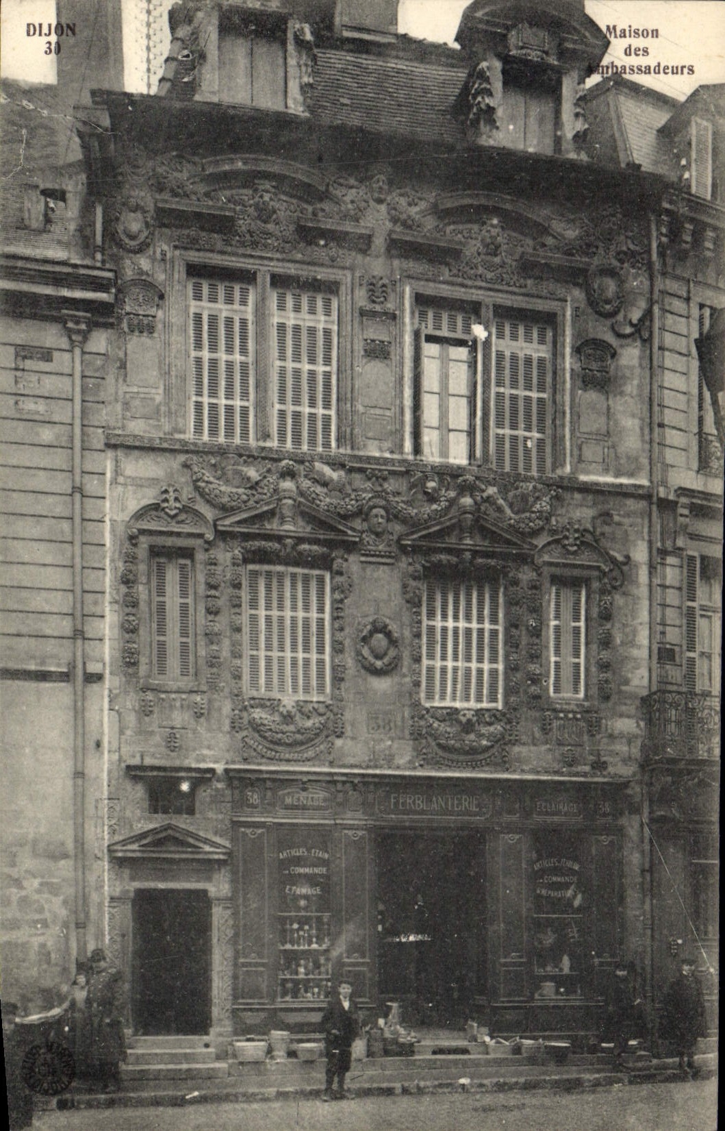 Maison des Furibassadeurs — Dijon — éditeur CPAPHIL, n° 157 N