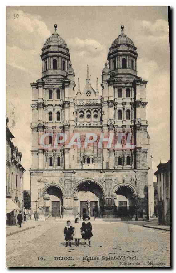 CPA Dijon Eglise Saint Michel 
