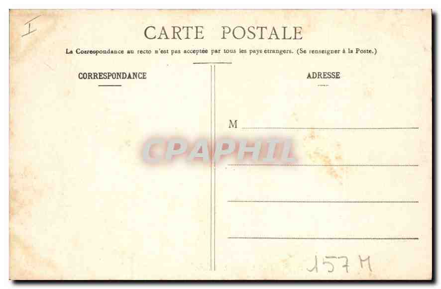 CPA Dijon Place Darcy  — Rückseite