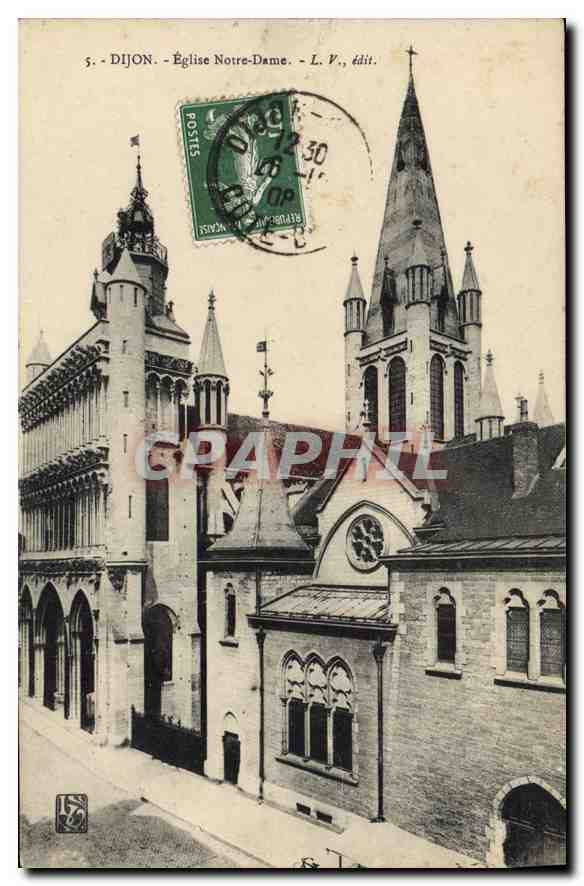 CPA Dijon Eglise Notre Dame 