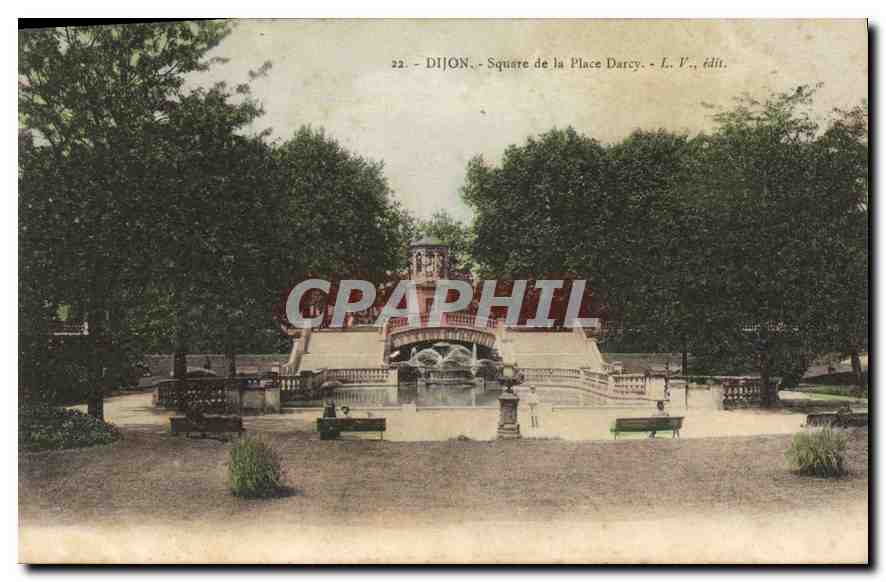 CPA Dijon Square de la Place Darcy 