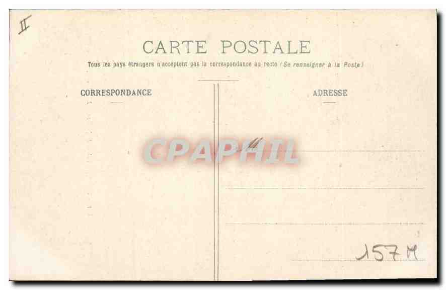 CPA Dijon Palais de Justice  — Rückseite