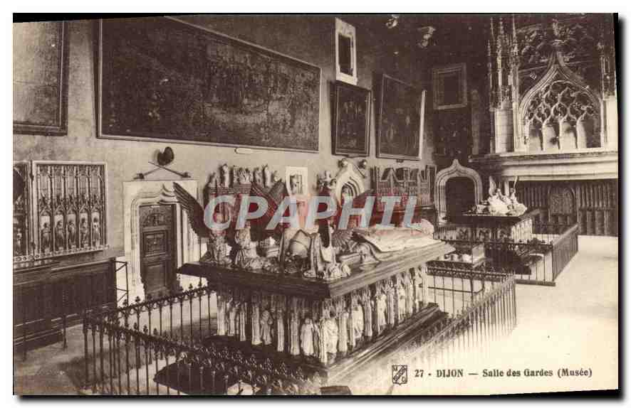 CPA Dijon Salle des Gardes Musee 