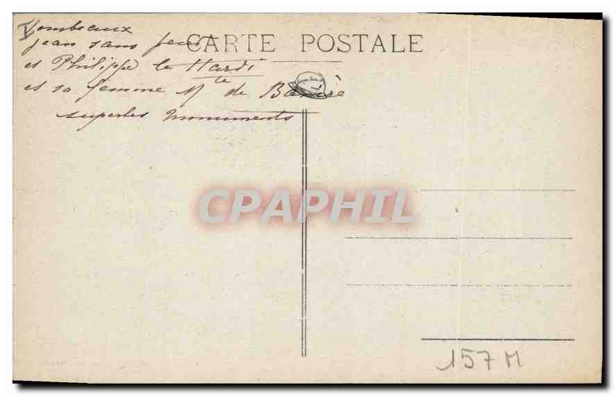CPA Dijon Salle des Gardes Musee  — Verso