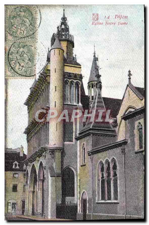 CPA Dijon Eglise Notre Dame 
