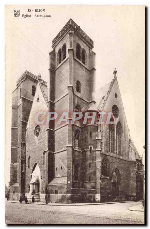 CPA Dijon Eglise Saint Jean 