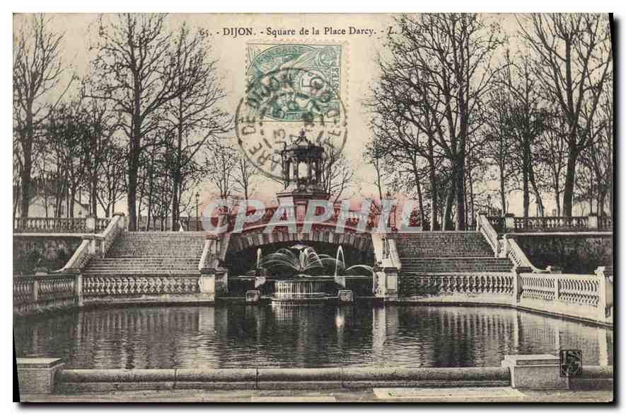 CPA Dijon Square de la Place Darcy 