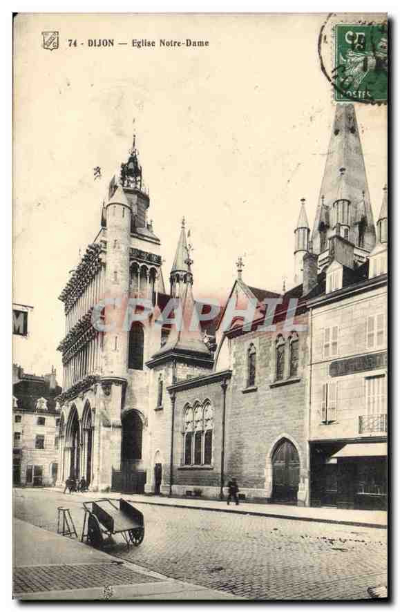 CPA Dijon Eglise Notre Dame 
