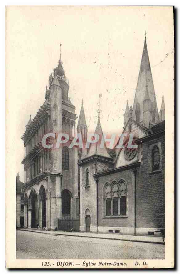 CPA Dijon Eglise Notre Dame 