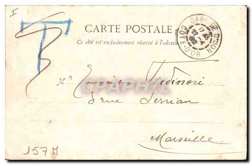 CPA Dijon Musee Pleurants des tombeaux des Ducs  — Rückseite