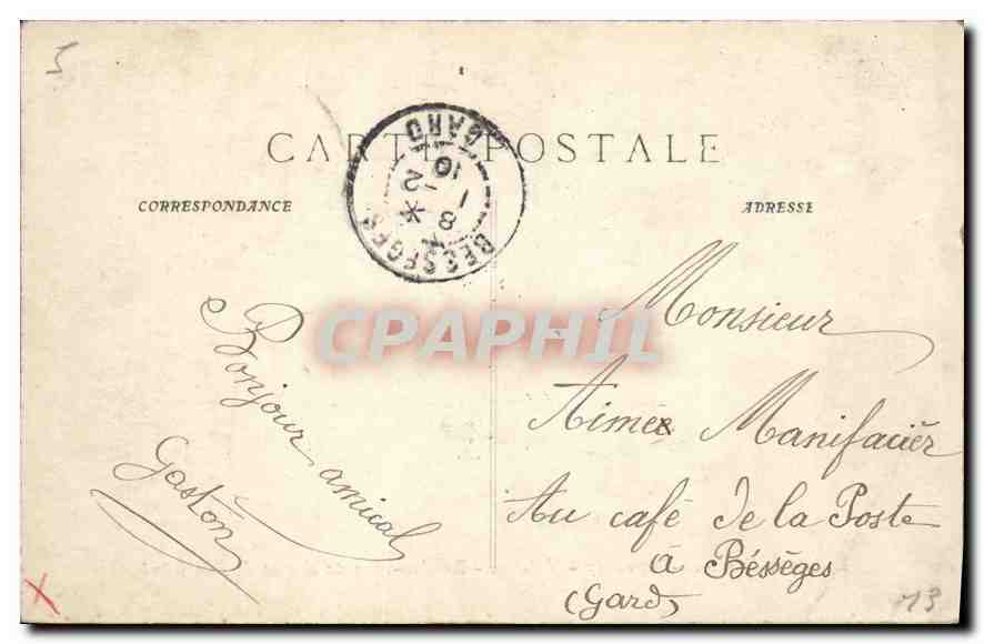 Valabre — Rendez-vous de chasse du Roi Réné — Environs d'Aix-en-Provence — Rückseite