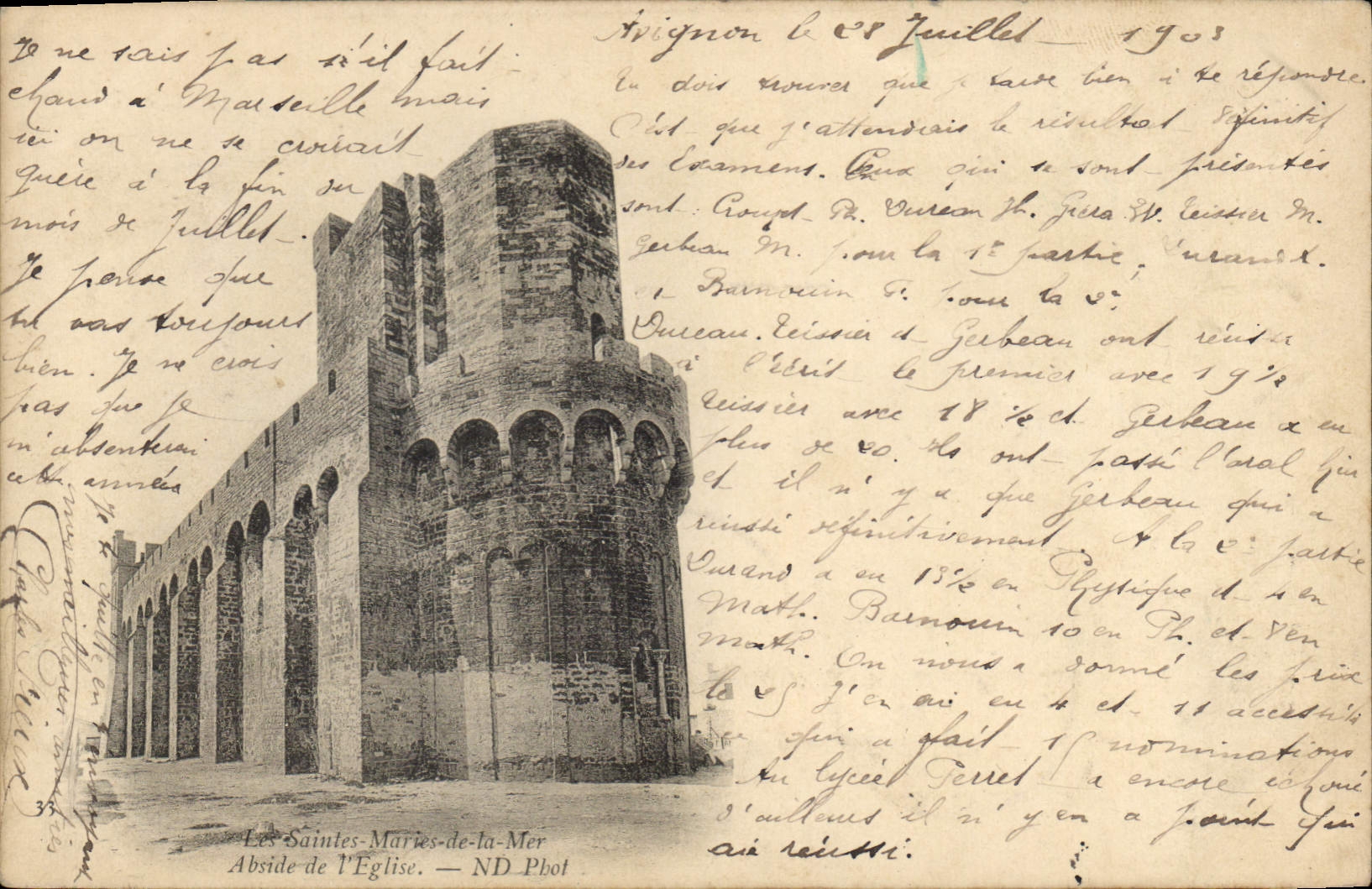Les Saintes-Maries-de-la-Mer — Abside de l'Église — ND Pbot