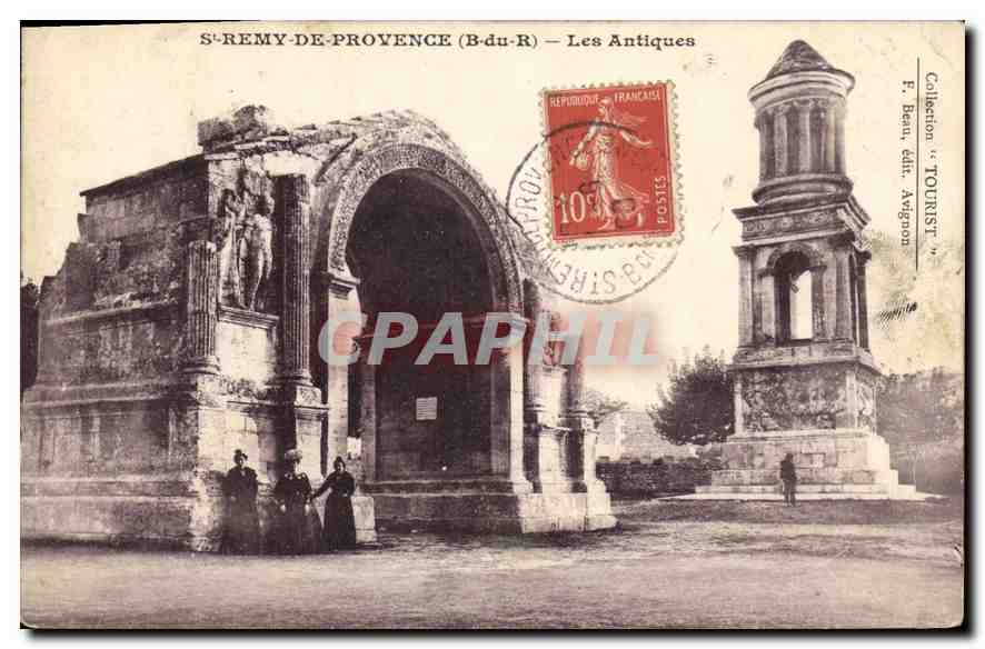 Saint-Rémy-de-Provence (B-d-u-R) — Les Antiques — F. Beau, édit. Avignon