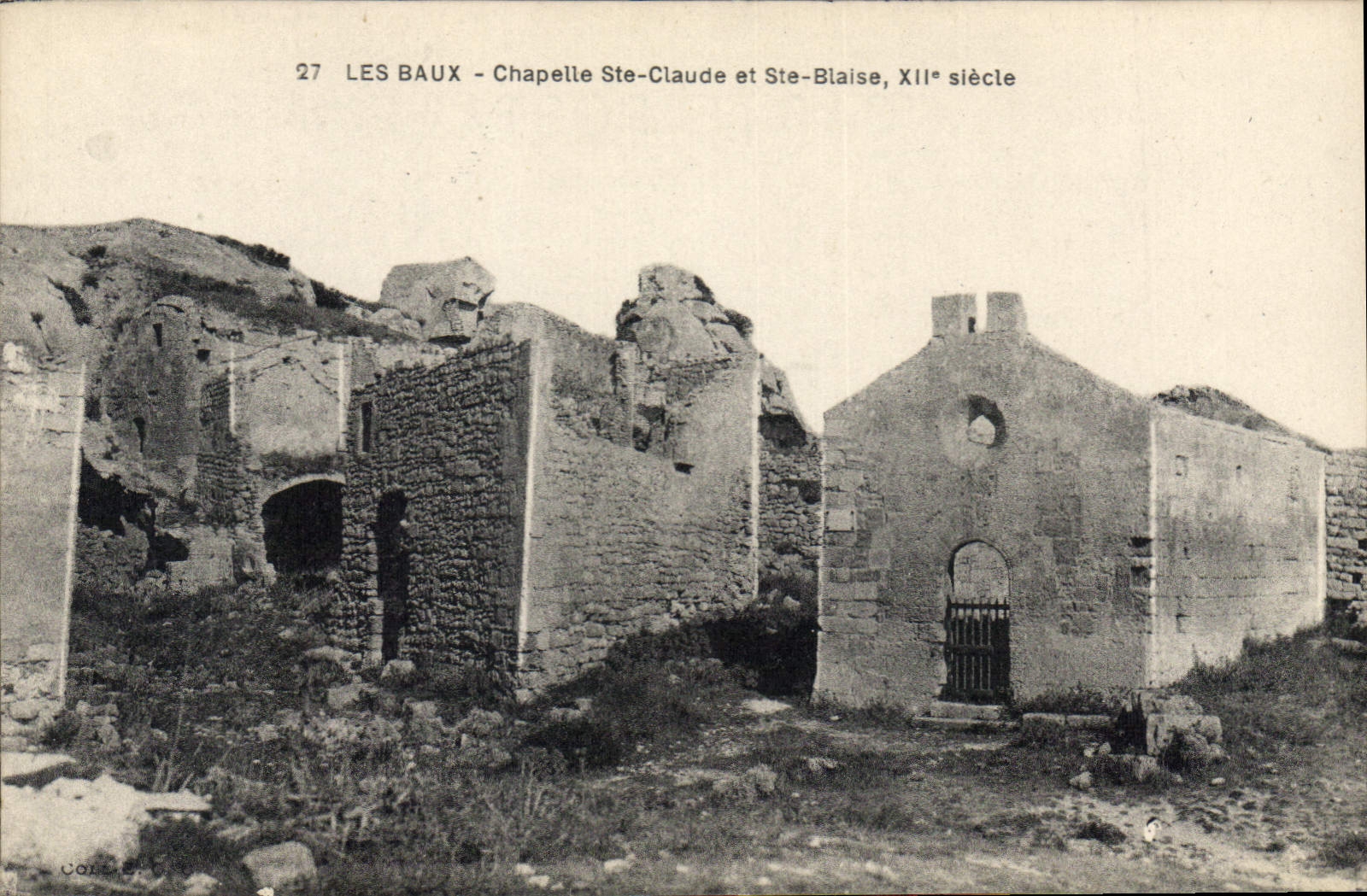 Les Baux - Chapelle Ste-Claude et Ste-Blaise, XIIe siècle