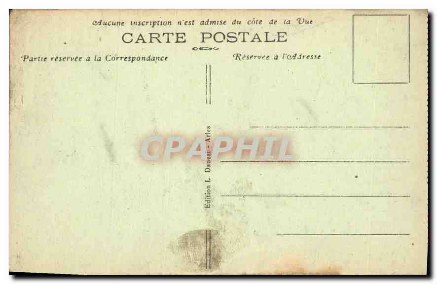 CPA Les Baux Vue generale prise du Plateau de Costa Pera  — Verso