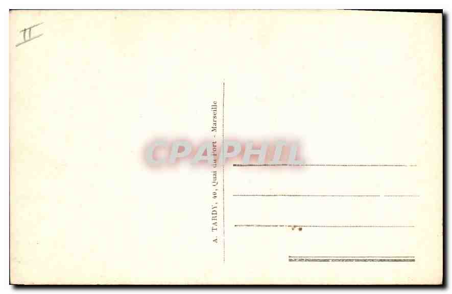 CPA Marseille Entree du tunnel du Rove  — Rückseite